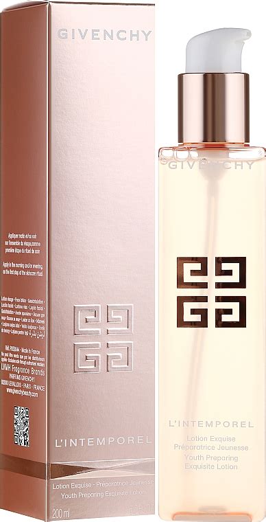 givenchy l'intemporel global youth exquisite lotion|Givenchy L'Intemporel Youth Preparing Exquisite Lotion, 200 mL.